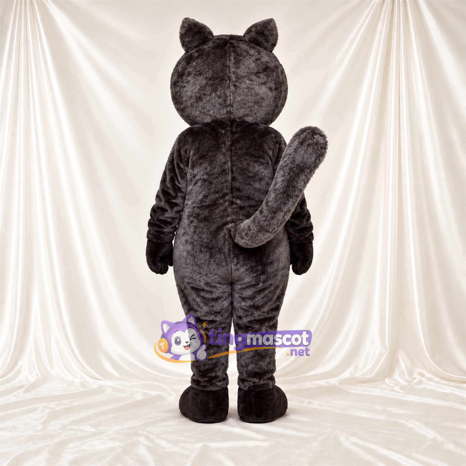 Maskottchenkostüm Katze – dunkelgrau Maskottchenkostüm Katze – dunkelgrau