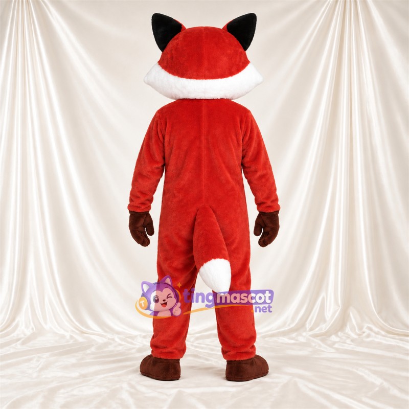 Maskottchenkostüm Fuchs – rot / weiß – Augen (gelb); Wangen (weiß) Maskottchenkostüm Fuchs – rot / weiß – Augen (gelb); Wangen (weiß)
