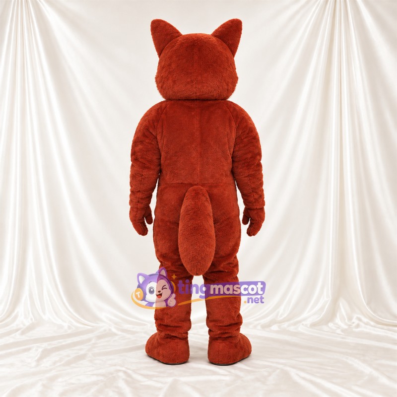 Maskottchenkostüm Fuchs – rot / weiß – Muskelbrust; Augen (blau) Maskottchenkostüm Fuchs – rot / weiß – Muskelbrust; Augen (blau)
