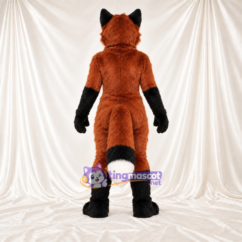 Maskottchenkostüm Fuchs – orange / weiß – Augen (blau); Stiefel (schwarz) Maskottchenkostüm Fuchs – orange / weiß – Augen (blau); Stiefel (schwarz)