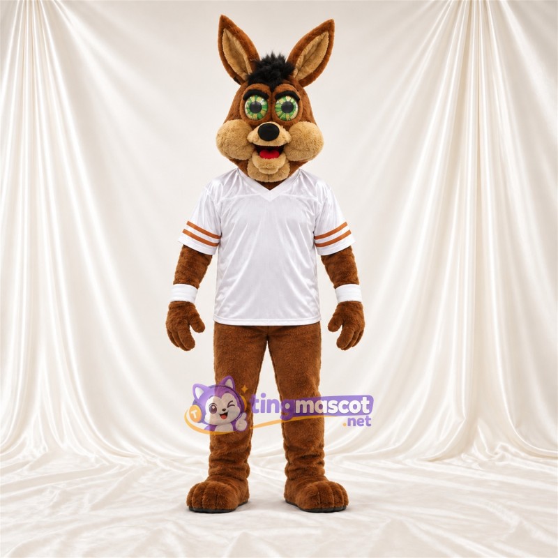 Costume de mascotte Coyote – marron – Chemise Costume de mascotte Coyote – marron – Chemise