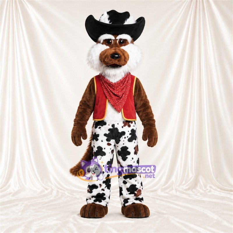 Costume de mascotte Coyote – marron – Tenue Costume de mascotte Coyote – marron – Tenue