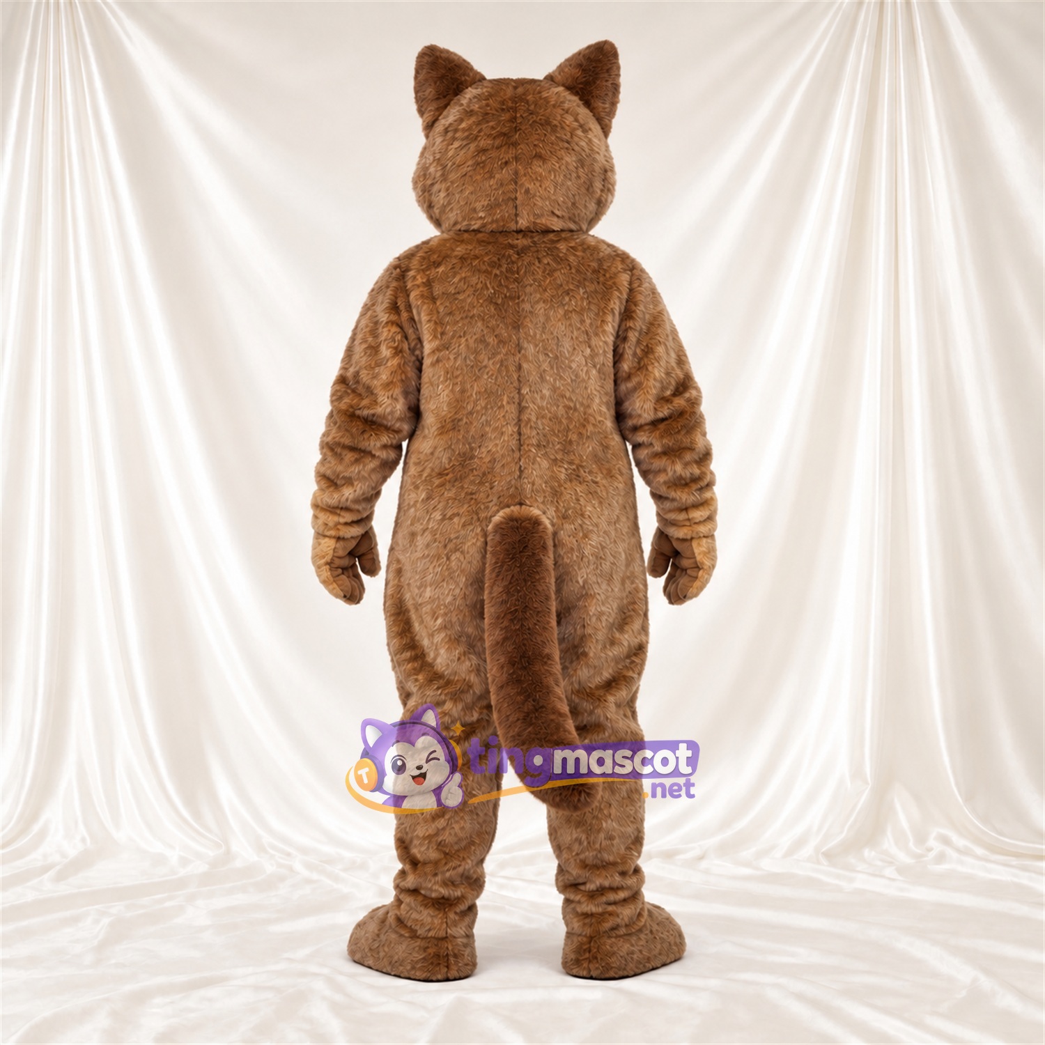 Costume de mascotte Chat – marron / brun clair Costume de mascotte Chat – marron / brun clair