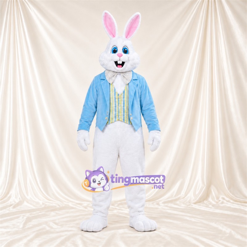Costume de mascotte Lapin – blanc – Gilet Costume de mascotte Lapin – blanc – Gilet
