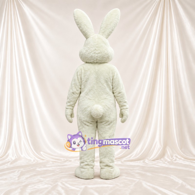 Maskottchenkostüm Hase – blassgrün – Brust Maskottchenkostüm Hase – blassgrün – Brust