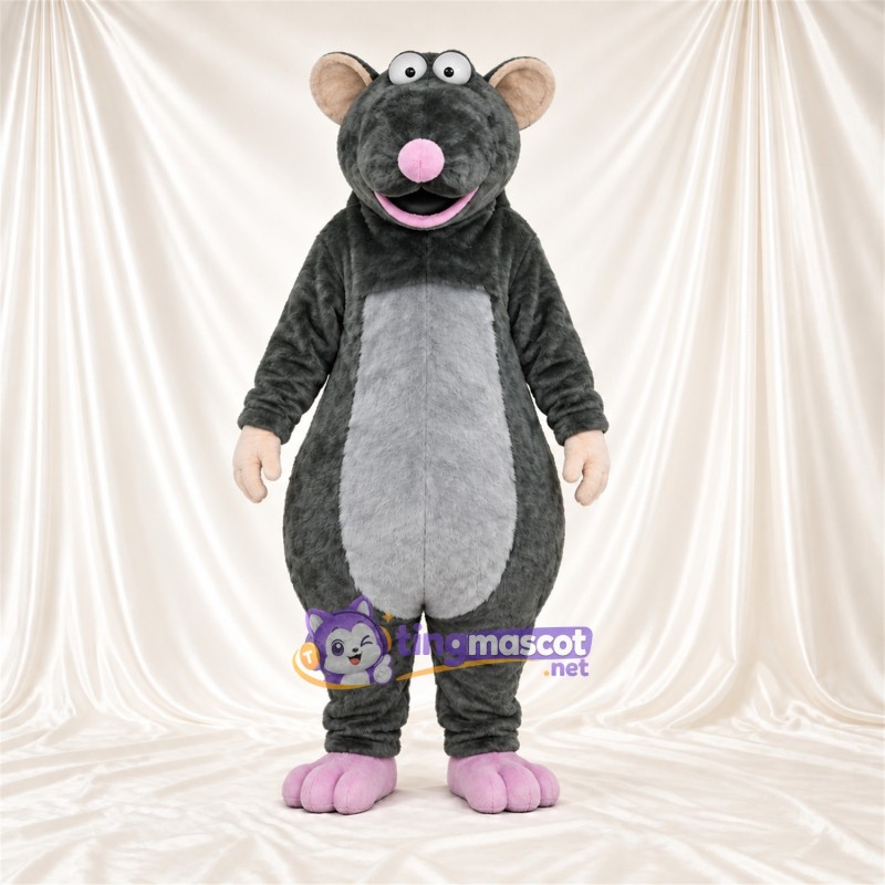 Maskottchenkostüm Ratte – dunkelgrau Maskottchenkostüm Ratte – dunkelgrau