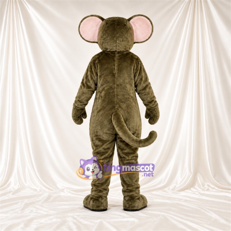 Costume de mascotte Souris – vert olive Costume de mascotte Souris – vert olive