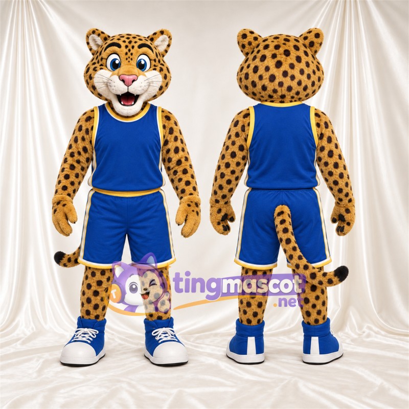 Costume de mascotte Léopard – jaune – Tenue