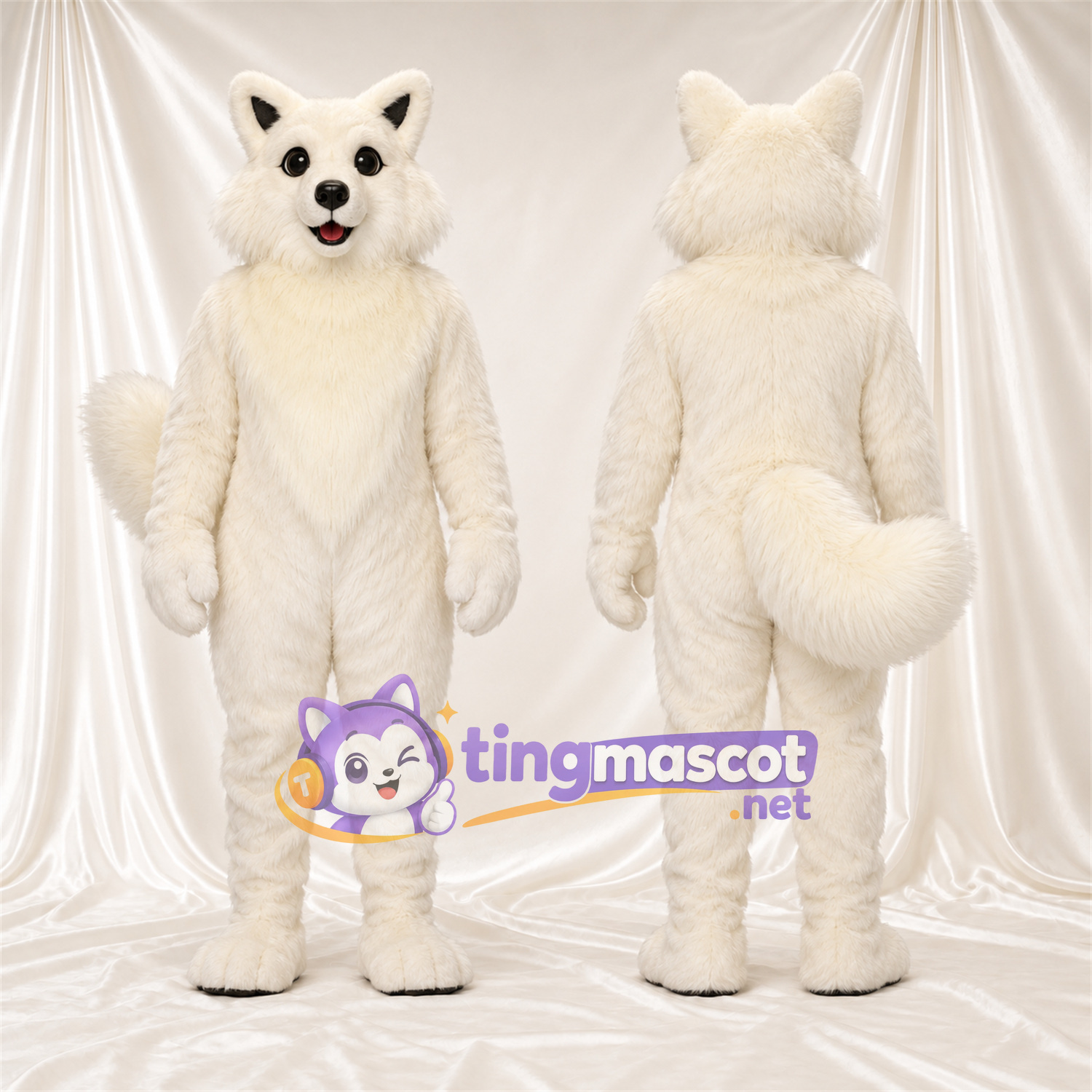 Costume de mascotte Renard – blanc Costume de mascotte Renard – blanc