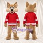 Costume de mascotte Coyote – brun clair – Chemise