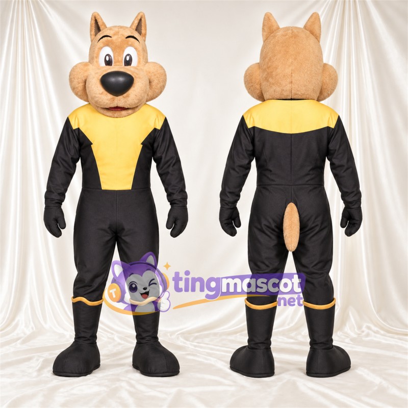 Costume de mascotte Renard – brun clair – Tenue