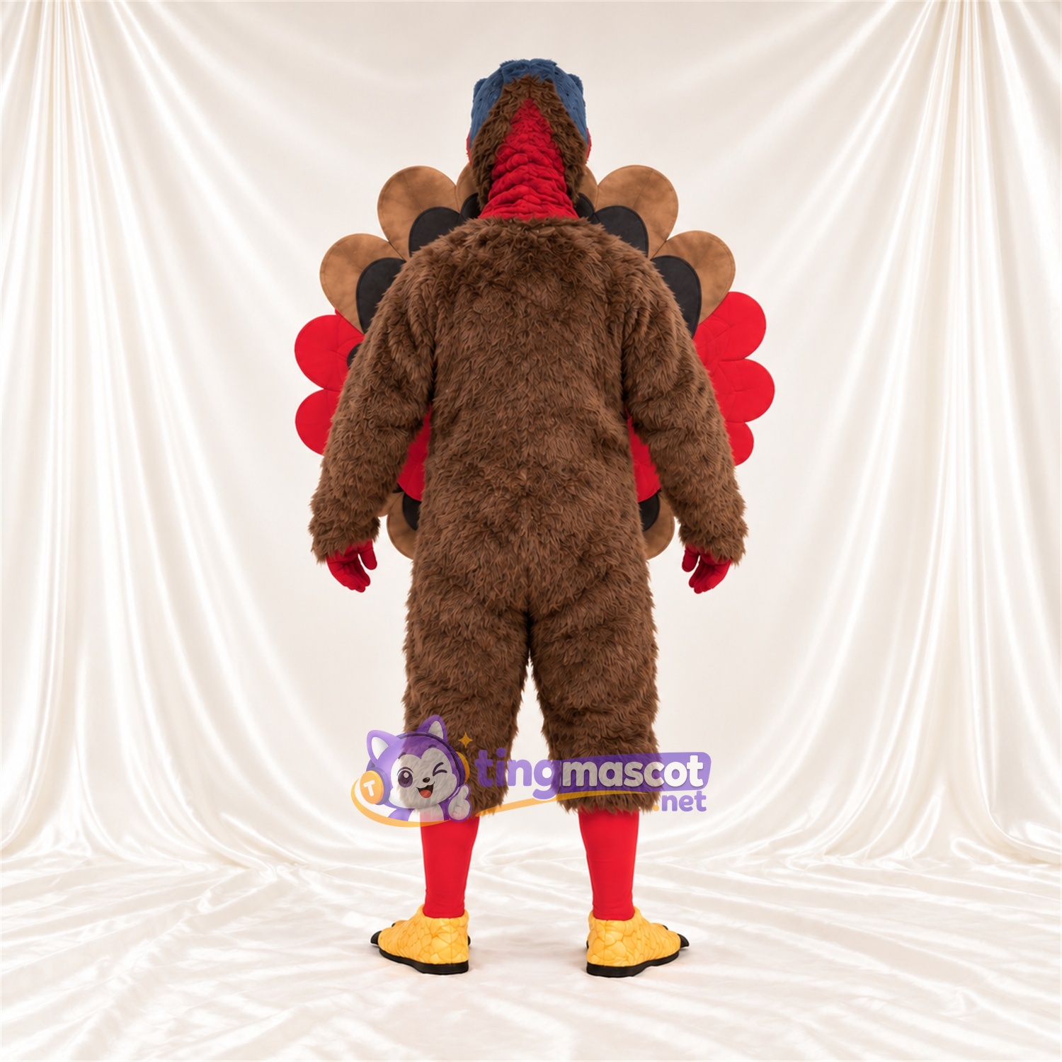 Brown Turkey Mascot Costume Brown Turkey Mascot Costume