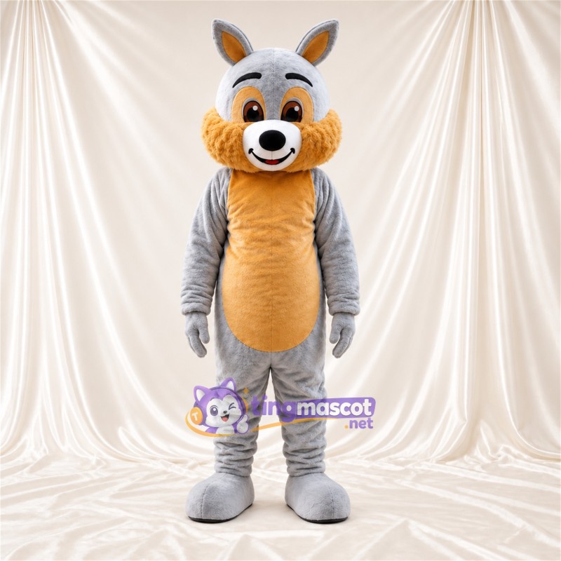 Costume de mascotte Renard – gris / brun clair Costume de mascotte Renard – gris / brun clair