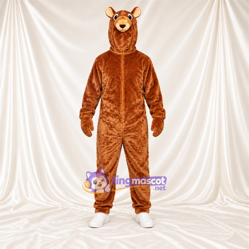 Costume de mascotte Écureuil – marron – Queue touffue; Bouts des orteils (blanc) Costume de mascotte Écureuil – marron – Queue touffue; Bouts des orteils (blanc)