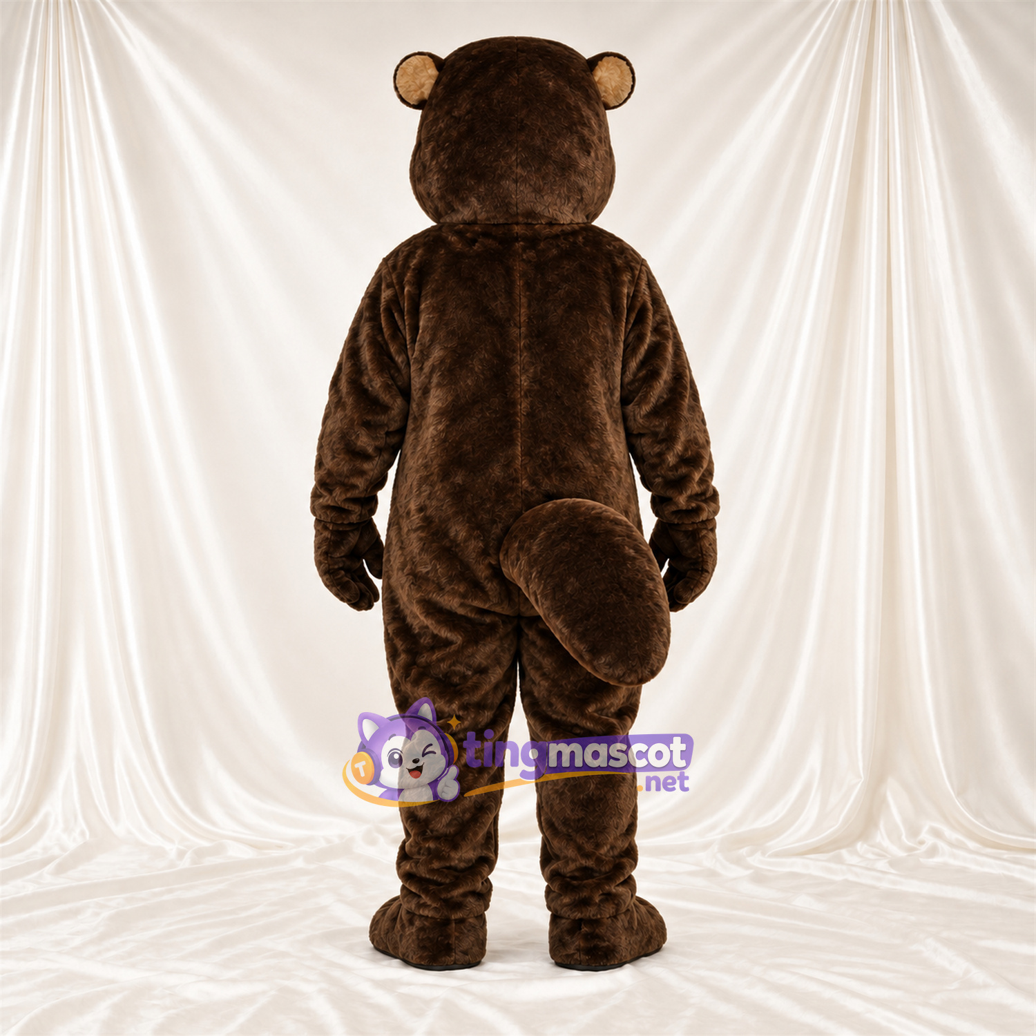 Maskottchenkostüm Eichhörnchen – braun – Buschiger Schwanz; Schnauze (creme) Maskottchenkostüm Eichhörnchen – braun – Buschiger Schwanz; Schnauze (creme)