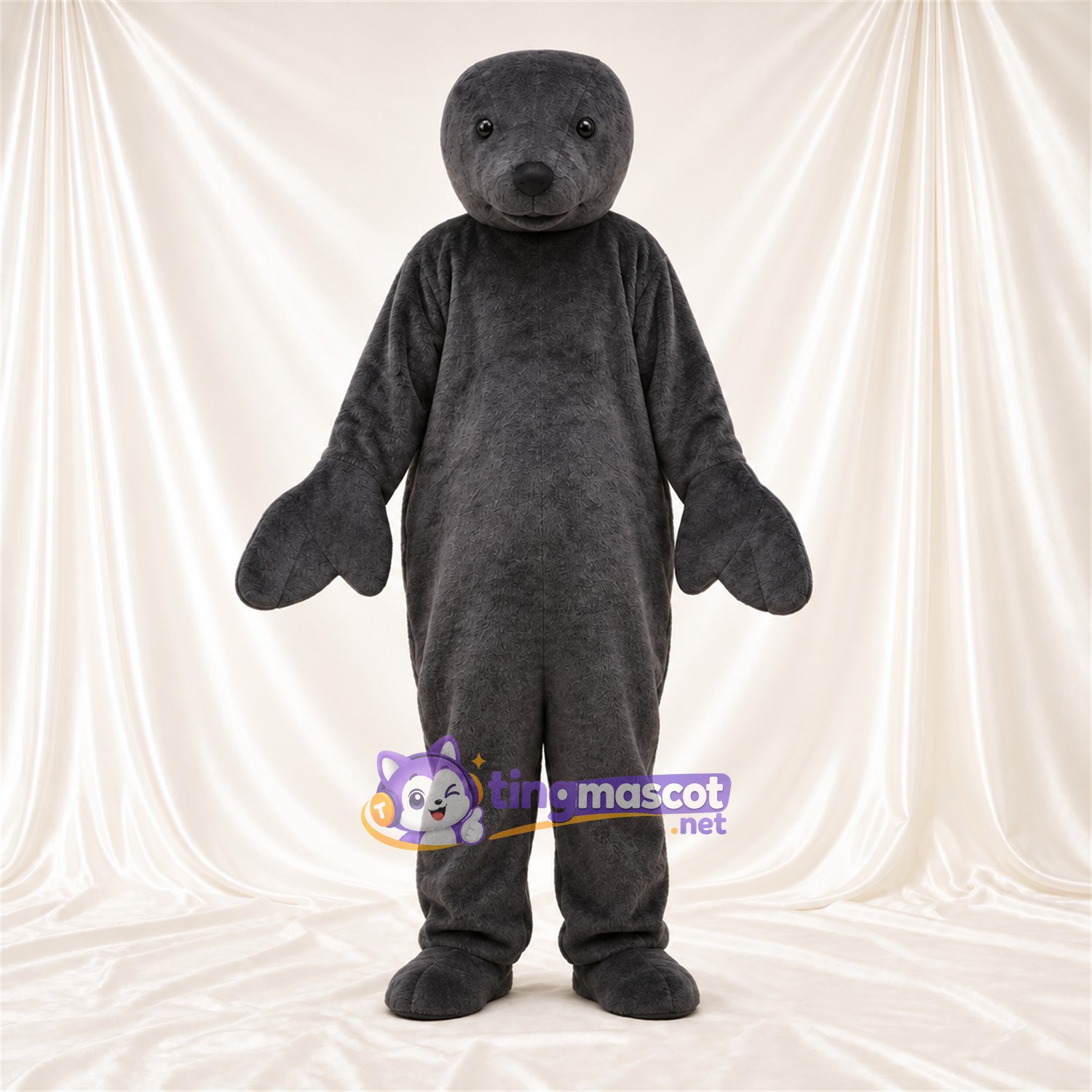 Costume de mascotte Phoque – gris Costume de mascotte Phoque – gris