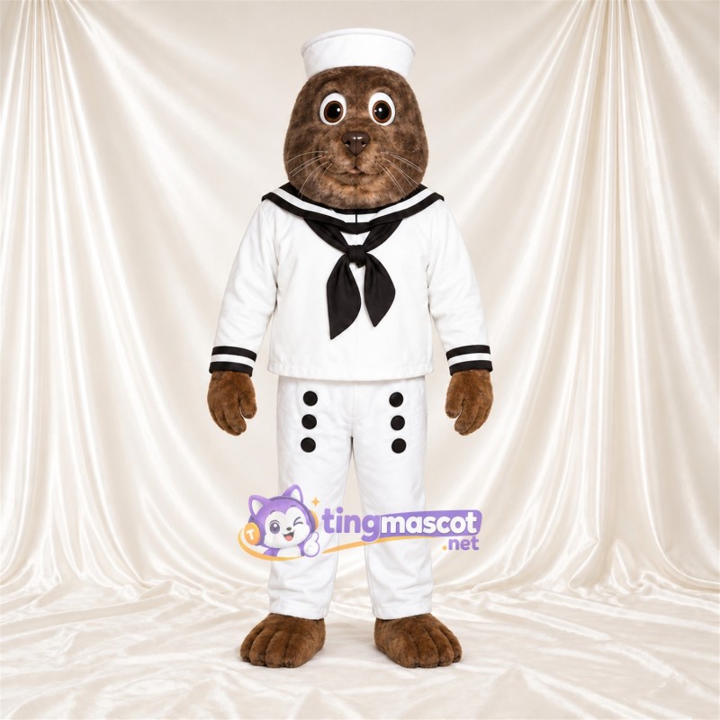Maskottchenkostüm Walross – braun – Outfit Maskottchenkostüm Walross – braun – Outfit