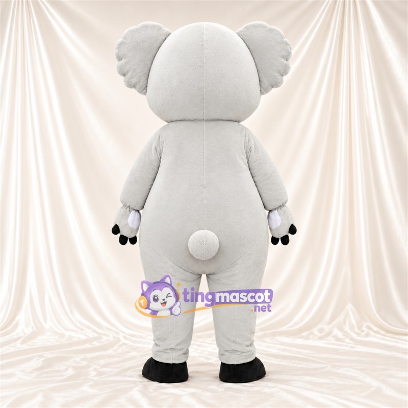 Costume de mascotte Koala – blanc – Feuille; Ventre (blanc) Costume de mascotte Koala – blanc – Feuille; Ventre (blanc)