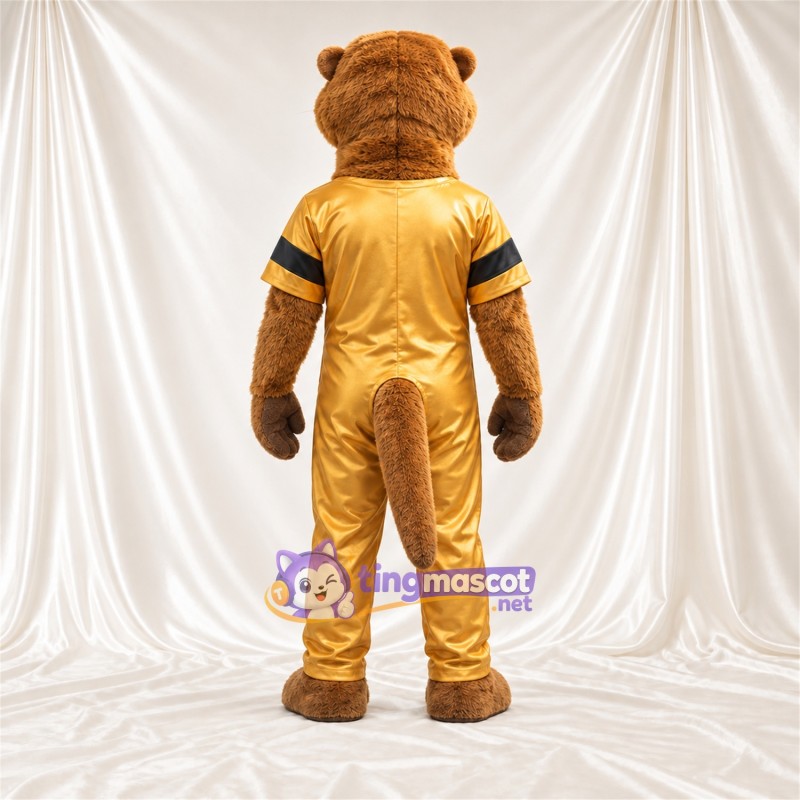 Maskottchenkostüm Otter – gelb – Overall Maskottchenkostüm Otter – gelb – Overall