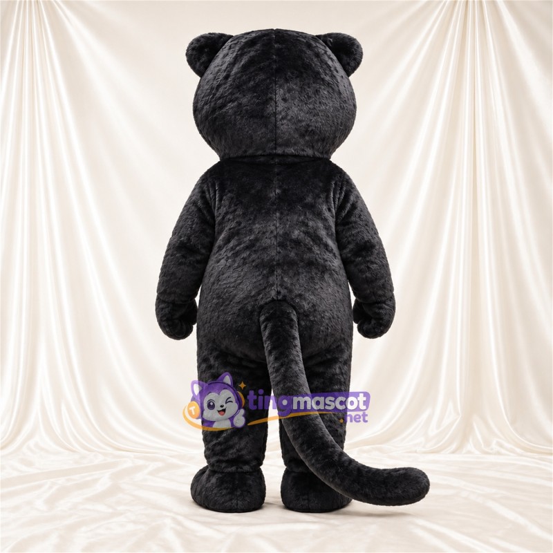 Black Otter Mascot Costume Black Otter Mascot Costume