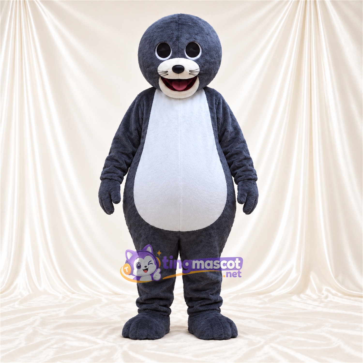 Costume de mascotte Loutre – bleu foncé Costume de mascotte Loutre – bleu foncé