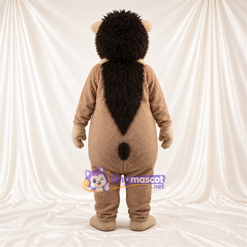Costume de mascotte Hérisson – marron – Nœud papillon (crème) Costume de mascotte Hérisson – marron – Nœud papillon (crème)