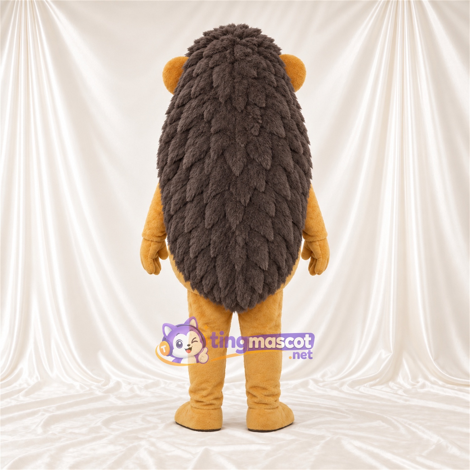 Costume de mascotte Hérisson – jaune / marron Costume de mascotte Hérisson – jaune / marron