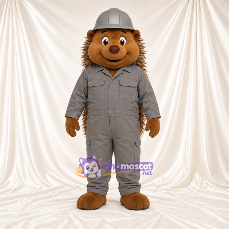 Costume de mascotte Hérisson – marron – Combinaison; Chapeau Costume de mascotte Hérisson – marron – Combinaison; Chapeau