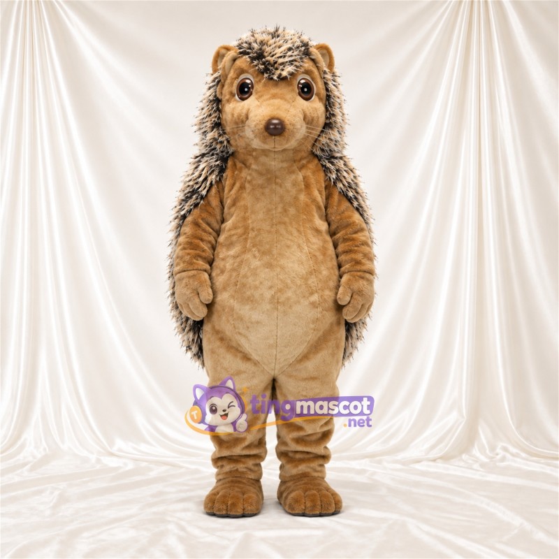 Costume de mascotte Hérisson – marron / brun clair