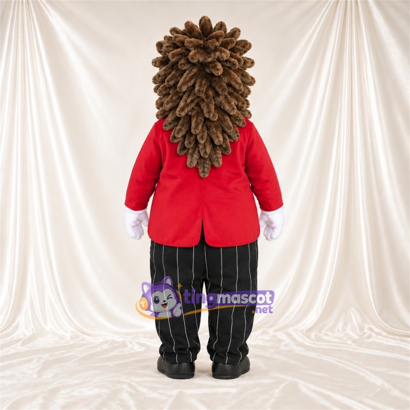 Costume de mascotte Hérisson – marron – Gilet (vert); Pantalon Costume de mascotte Hérisson – marron – Gilet (vert); Pantalon