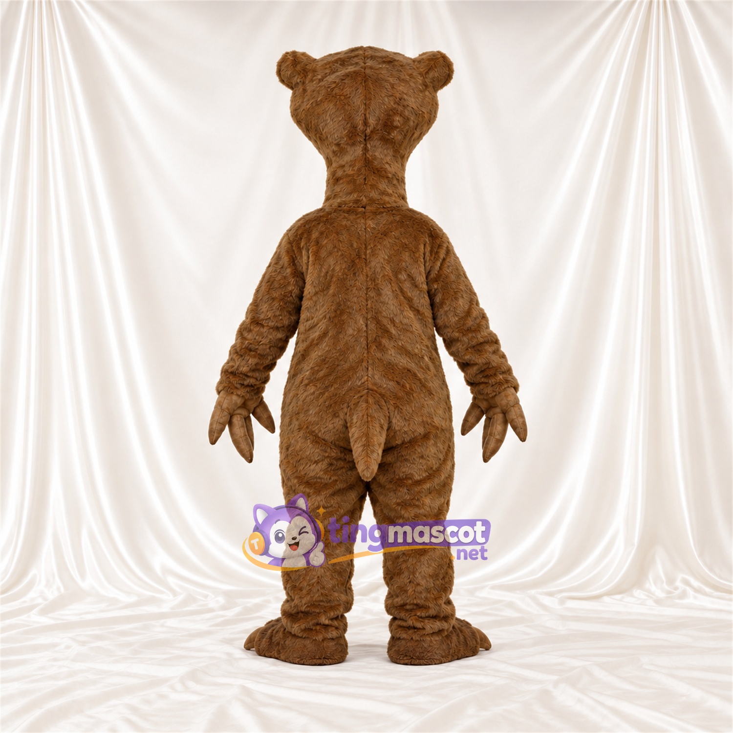 Brown Sloth Mascot Costume Brown Sloth Mascot Costume