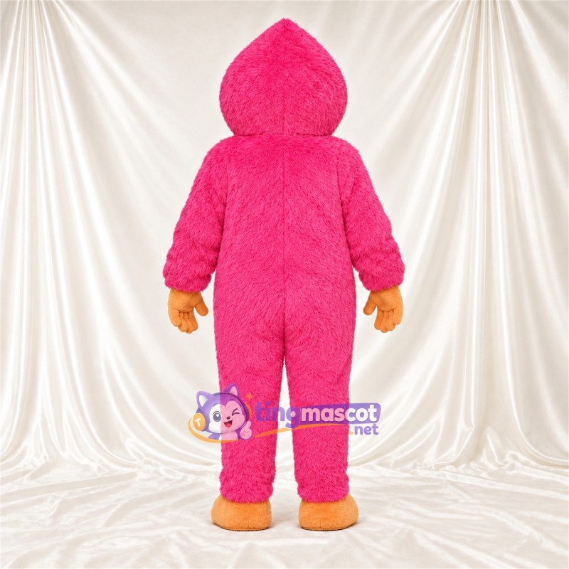 Maskottchenkostüm Affe – rosa – Hände (orange); Kopf Maskottchenkostüm Affe – rosa – Hände (orange); Kopf