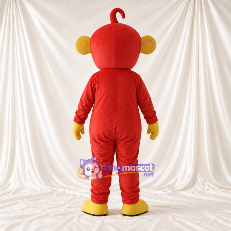 Red and Yellow Monkey Mascot Costume Red and Yellow Monkey Mascot Costume