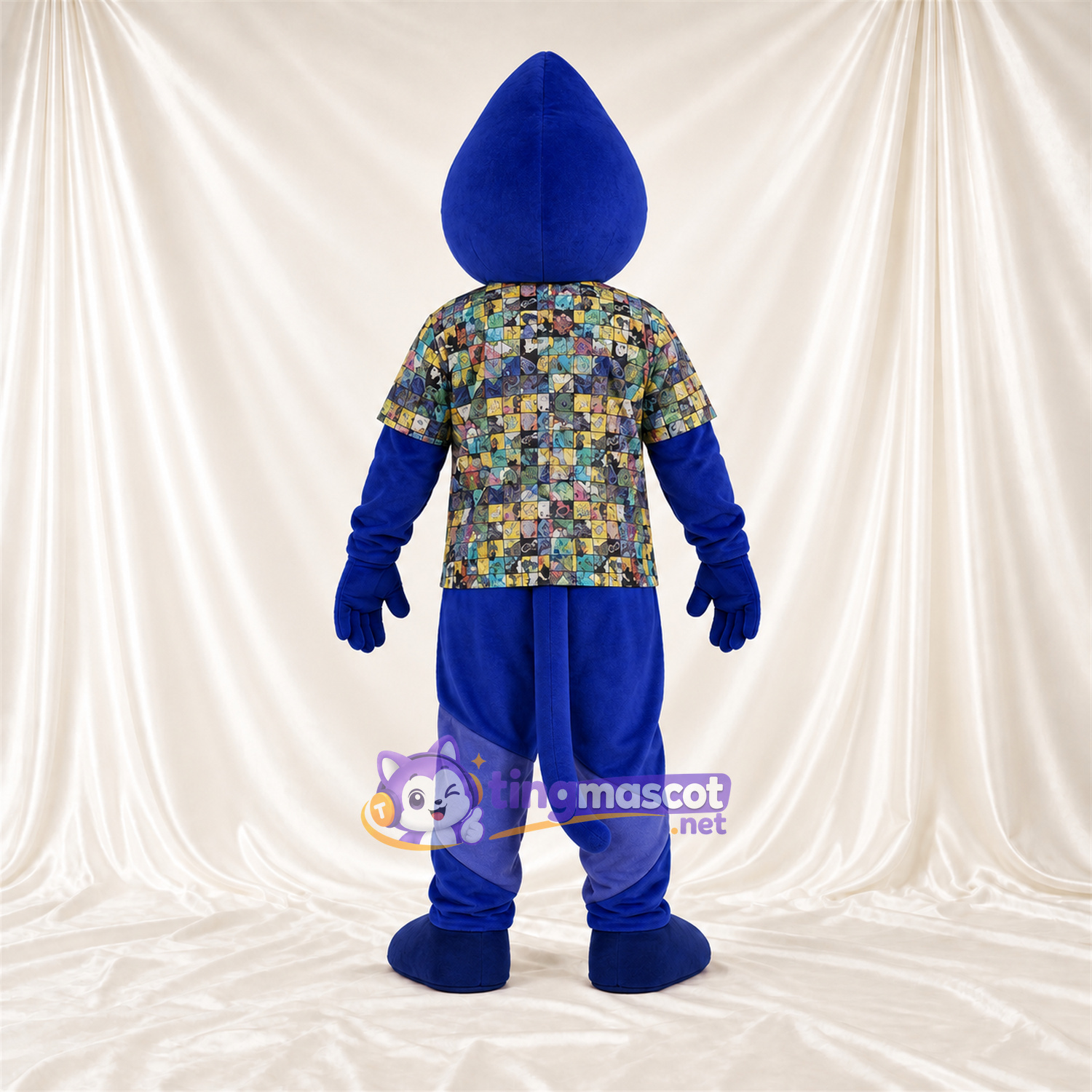 Costume de mascotte Singe – bleu – Chemise Costume de mascotte Singe – bleu – Chemise