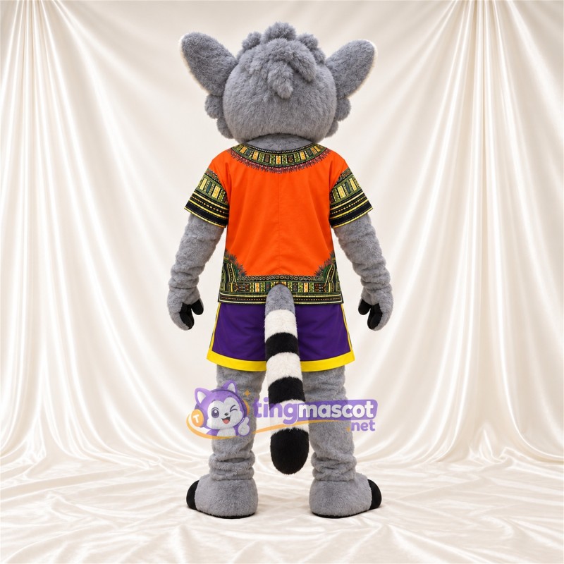 Costume de mascotte Lémurien – gris – Chemise Costume de mascotte Lémurien – gris – Chemise