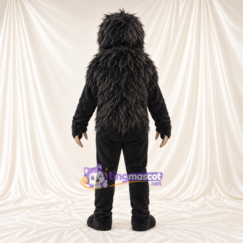 Black Sloth Mascot Costume Black Sloth Mascot Costume