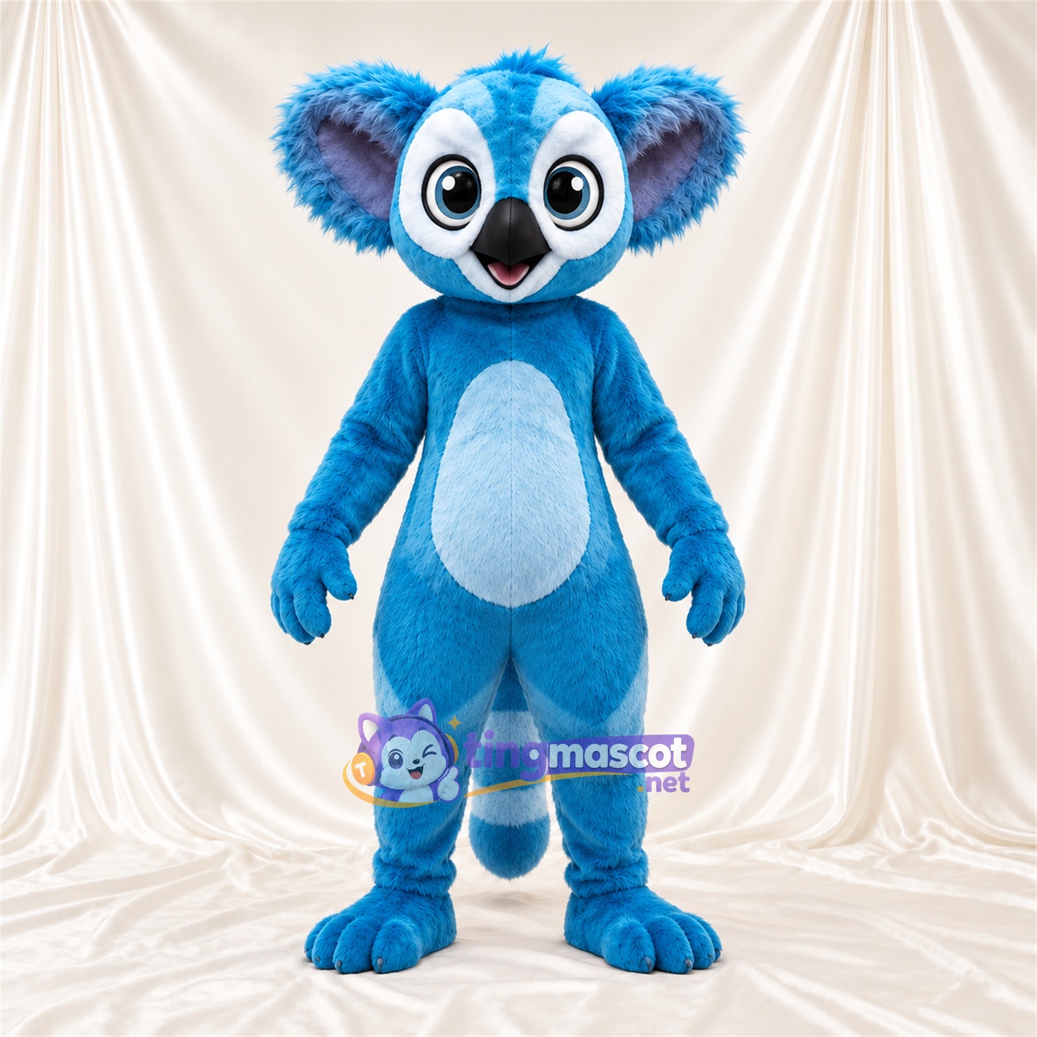 Maskottchenkostüm Lemur – blau Maskottchenkostüm Lemur – blau