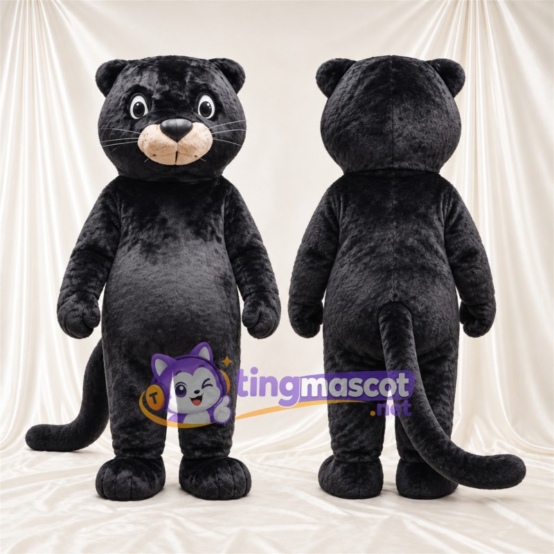 Black Otter Mascot Costume