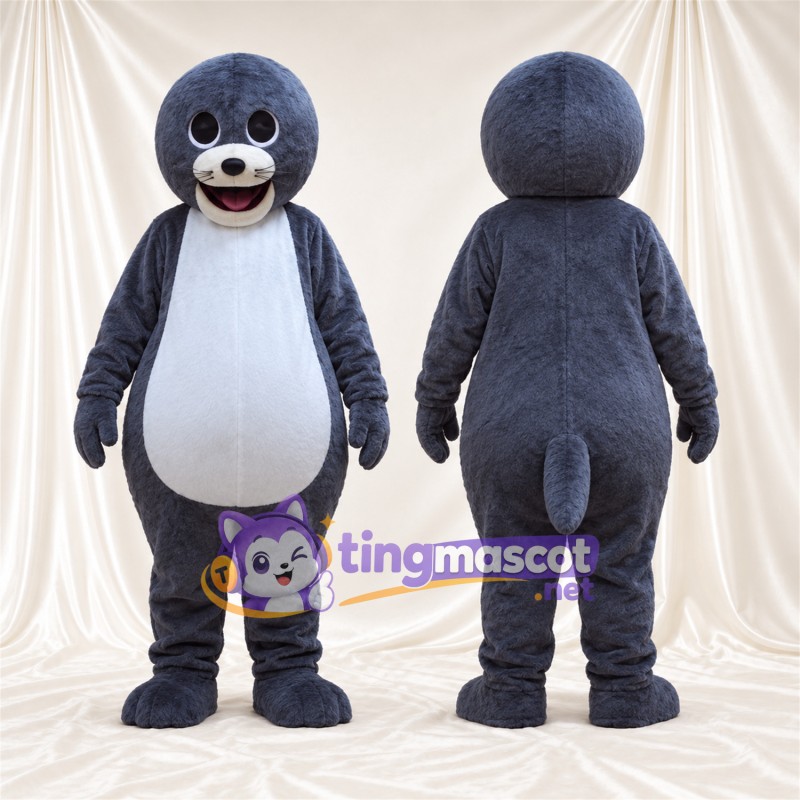 Costume de mascotte Loutre – bleu foncé