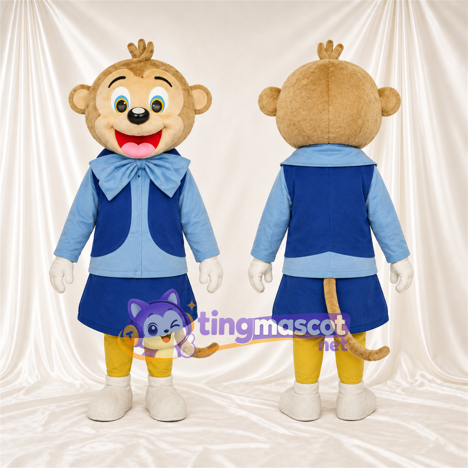 Maskottchenkostüm Affe – braun – Kleid Maskottchenkostüm Affe – braun – Kleid