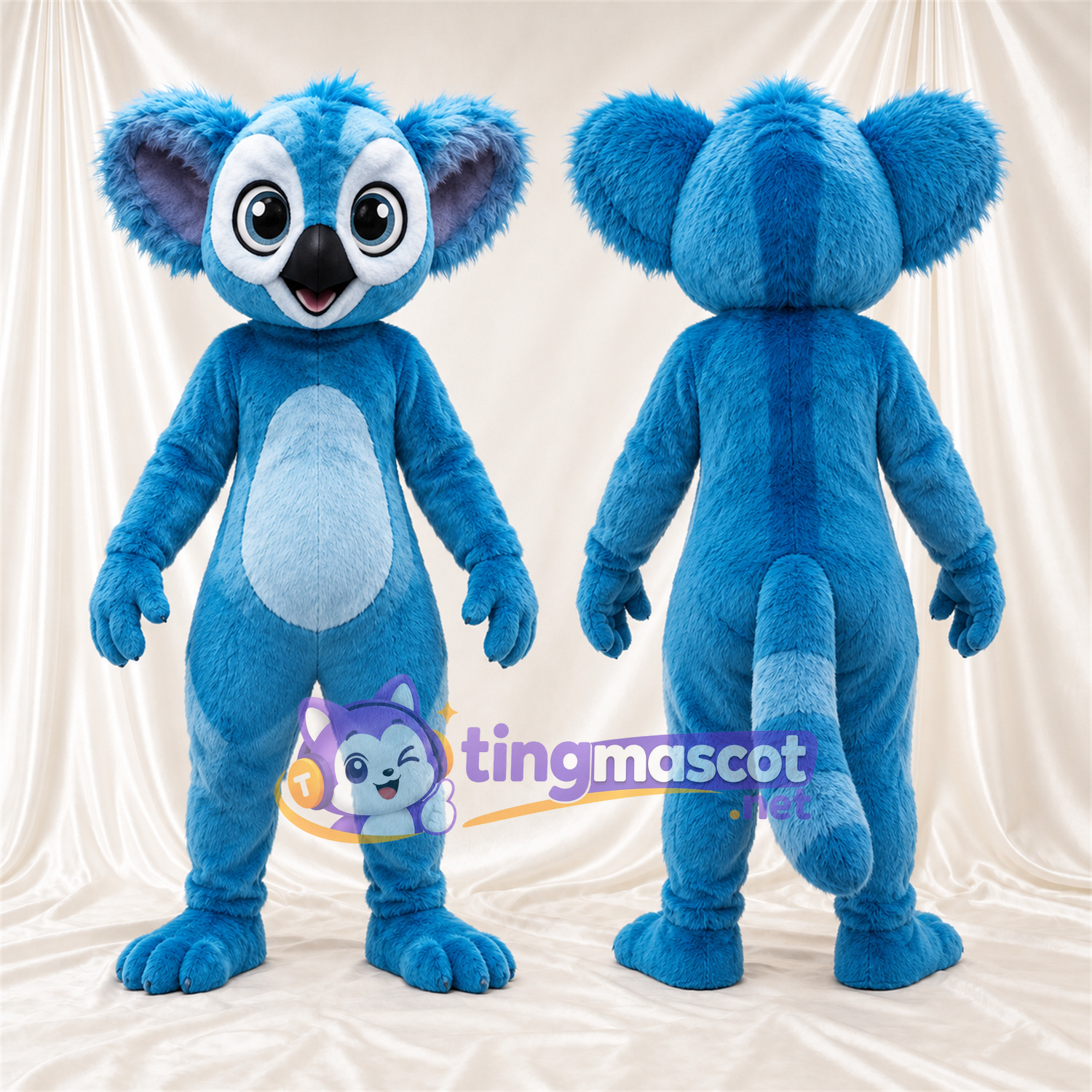 Maskottchenkostüm Lemur – blau Maskottchenkostüm Lemur – blau