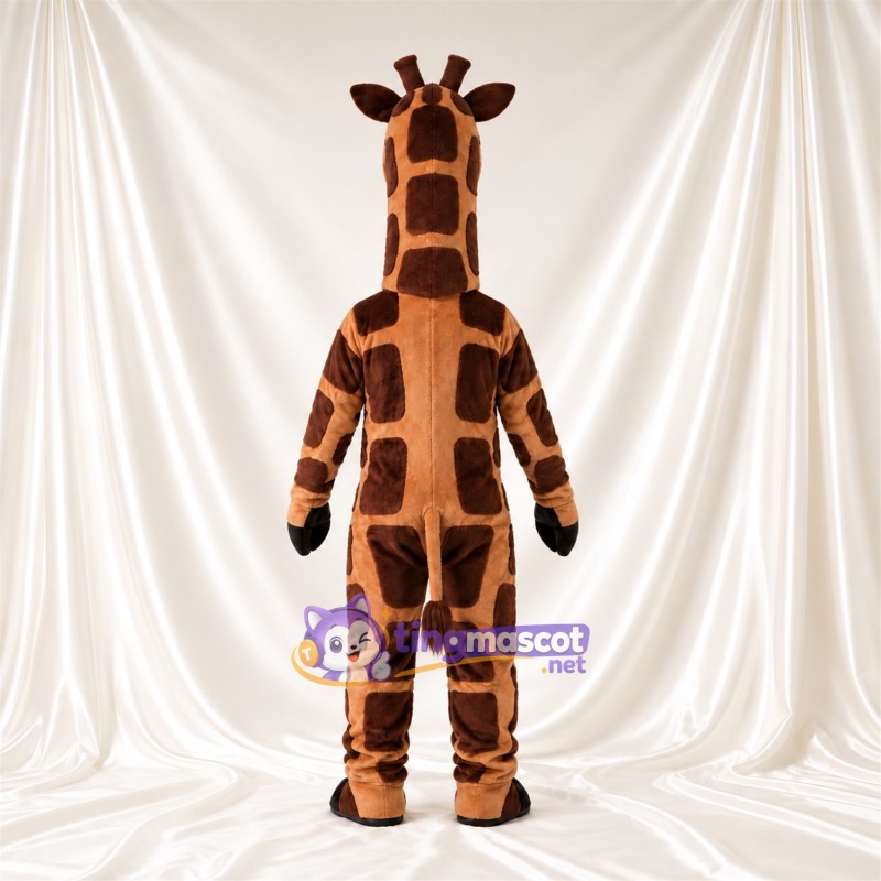 Maskottchenkostüm Giraffe – braun / creme – Bauch (creme); Flecken Maskottchenkostüm Giraffe – braun / creme – Bauch (creme); Flecken