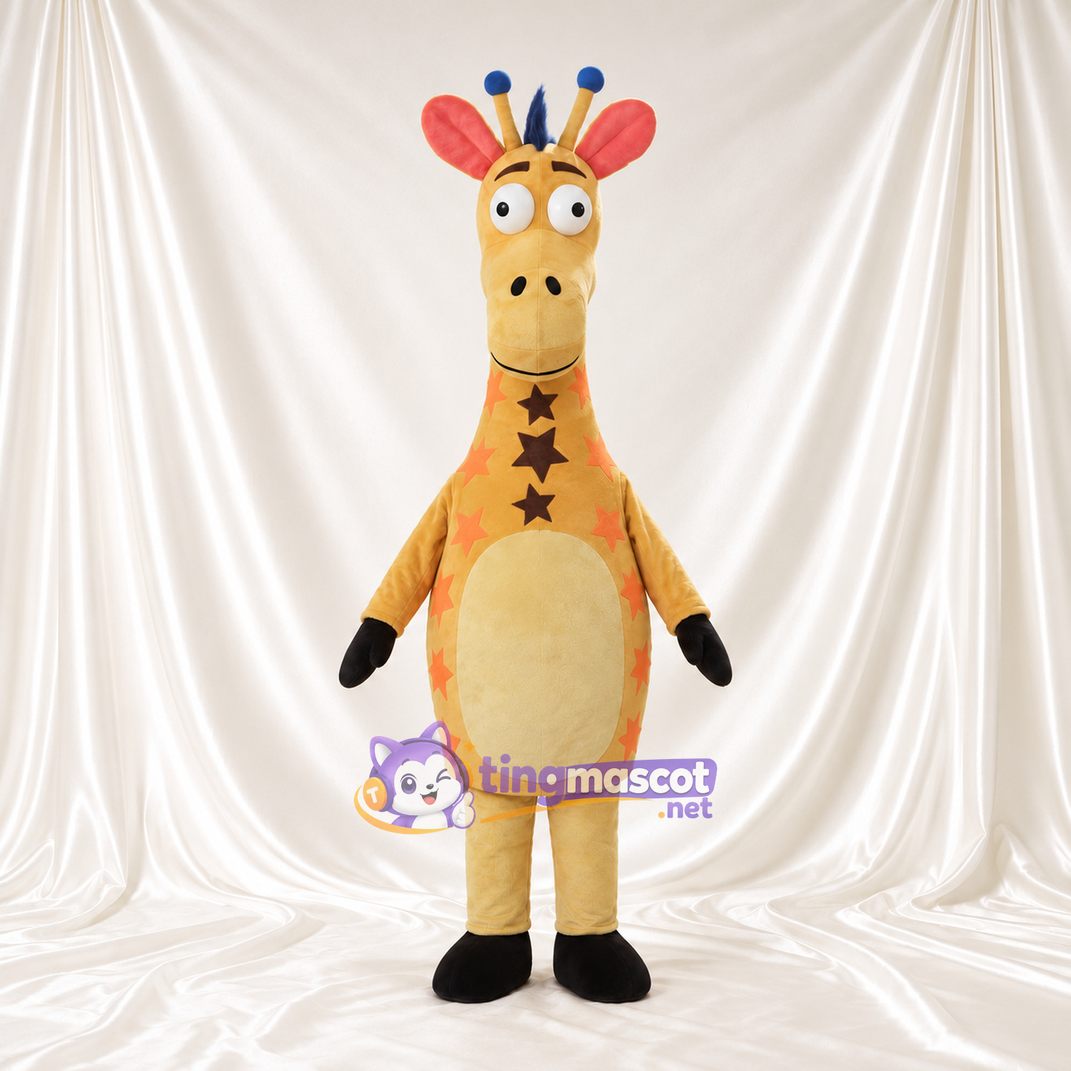 Costume de mascotte Girafe – jaune Costume de mascotte Girafe – jaune