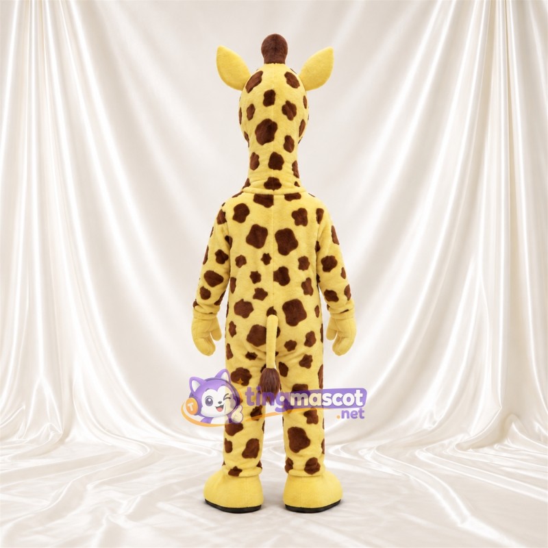 Costume de mascotte Girafe – jaune / marron – Lunettes de soleil Costume de mascotte Girafe – jaune / marron – Lunettes de soleil