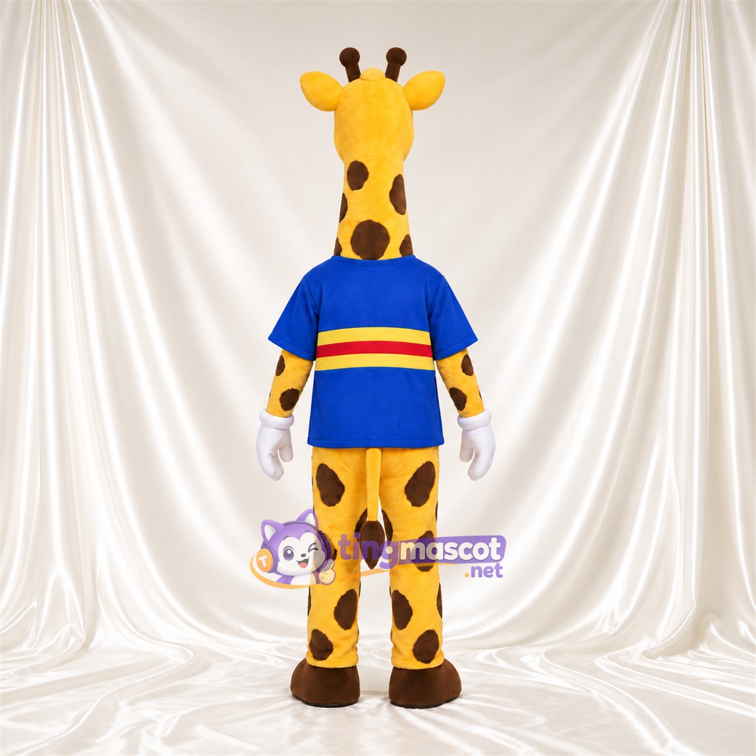 Costume de mascotte Girafe – jaune / marron – Chemise Costume de mascotte Girafe – jaune / marron – Chemise