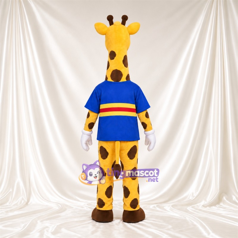 Costume de mascotte Girafe – jaune / marron – Chemise Costume de mascotte Girafe – jaune / marron – Chemise