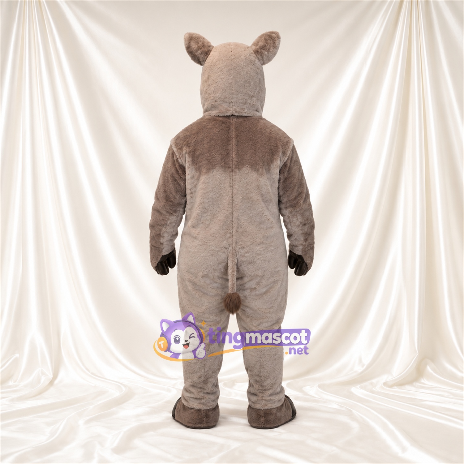 Brown Rhinoceros Mascot Costume Brown Rhinoceros Mascot Costume