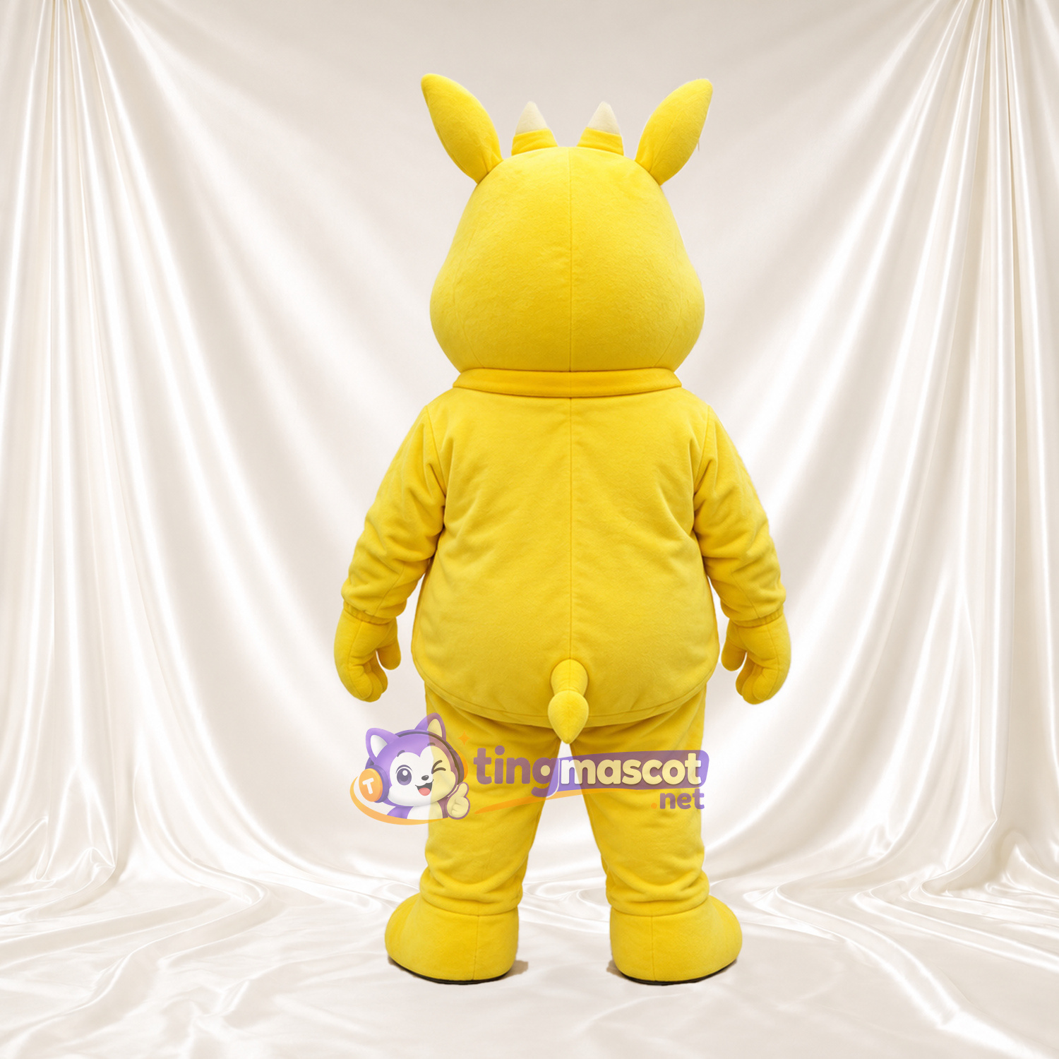 Costume de mascotte Vache – jaune – Tenue (jaune)