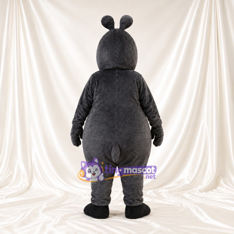 Black Hippopotamus Mascot Costume Black Hippopotamus Mascot Costume