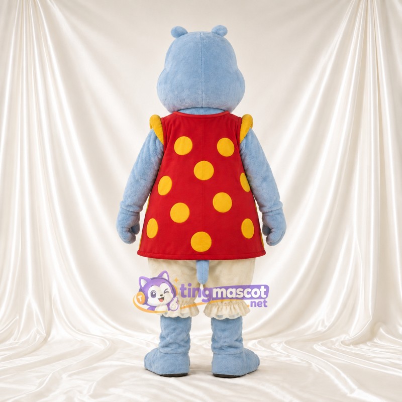 Costume de mascotte Hippopotame – bleu – Robe Costume de mascotte Hippopotame – bleu – Robe